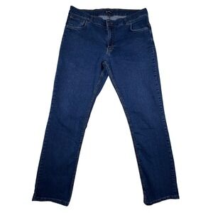 Origin D86 Delta Mens Straight Leg Dark Wash Denim Jeans W38 L32 Regular Fit